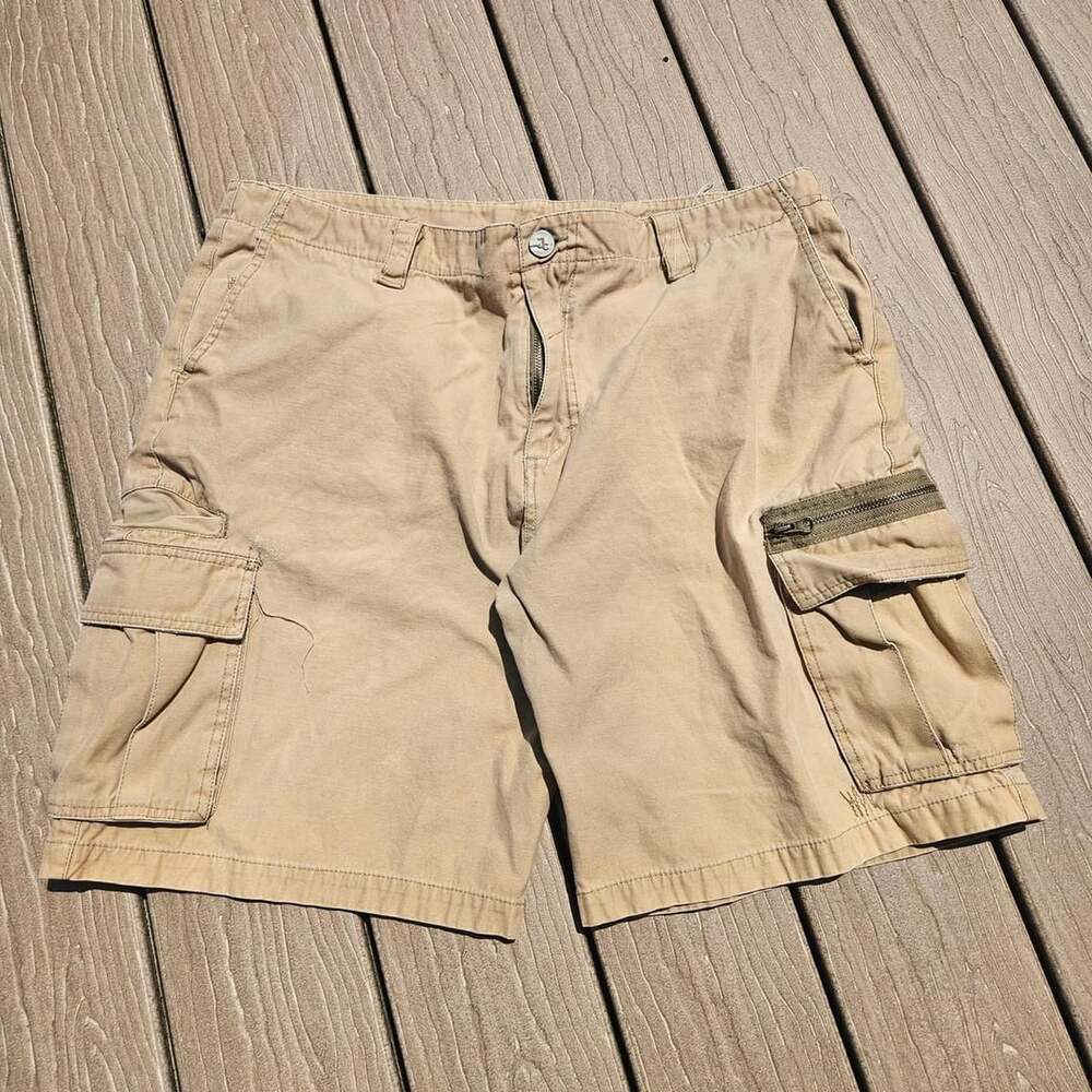 JNCO Khaki Cargo Shorts Size 38